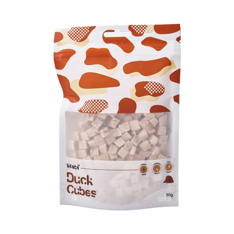 Freeze Dried Duck Cubes 50g