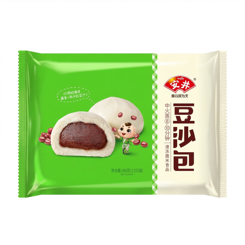 Anjoy Red Bean Buns 360G