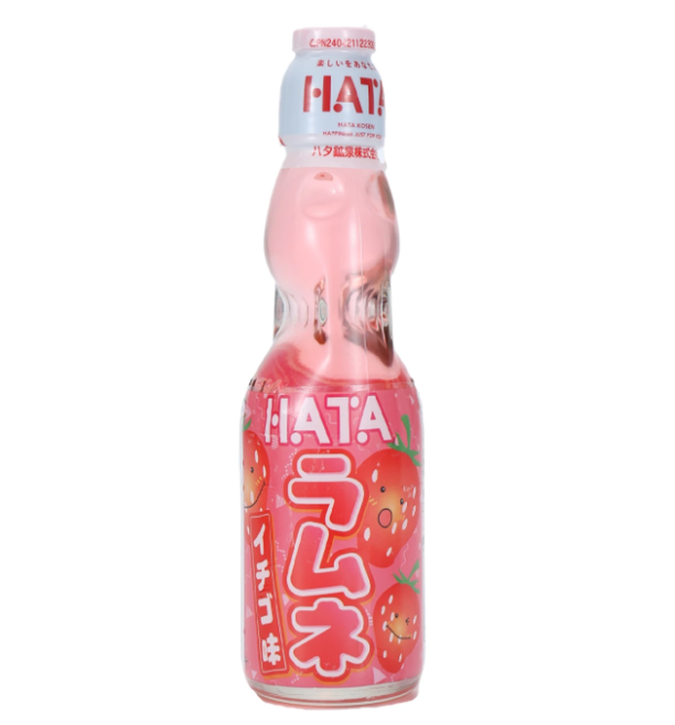 HATA Aardbei Ramune Koolzuurhoudende Drank 200 ml