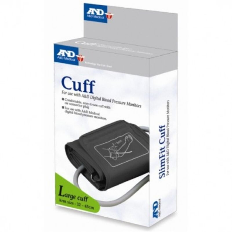 SlimFit Large Cuff – For Arm Circumference 31cm to 45cm, Comfortable and Durable Desi