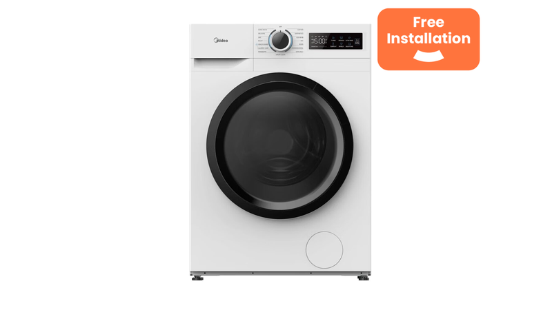 [Free Install] Midea MF110W100BA10/W 10kg 1400rpm Freestanding Washing Machine - Whit