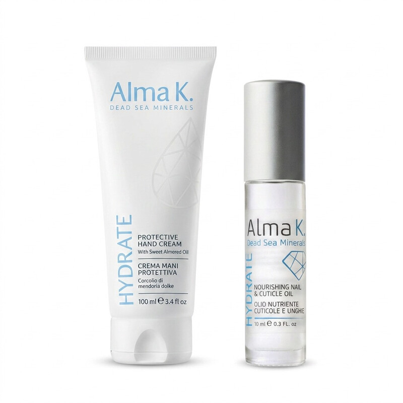 Alma K Schützendes Geschenkset | 67 % sparen | Handcreme + kostenloses Nagel- & Nagelhautöl 10 ml