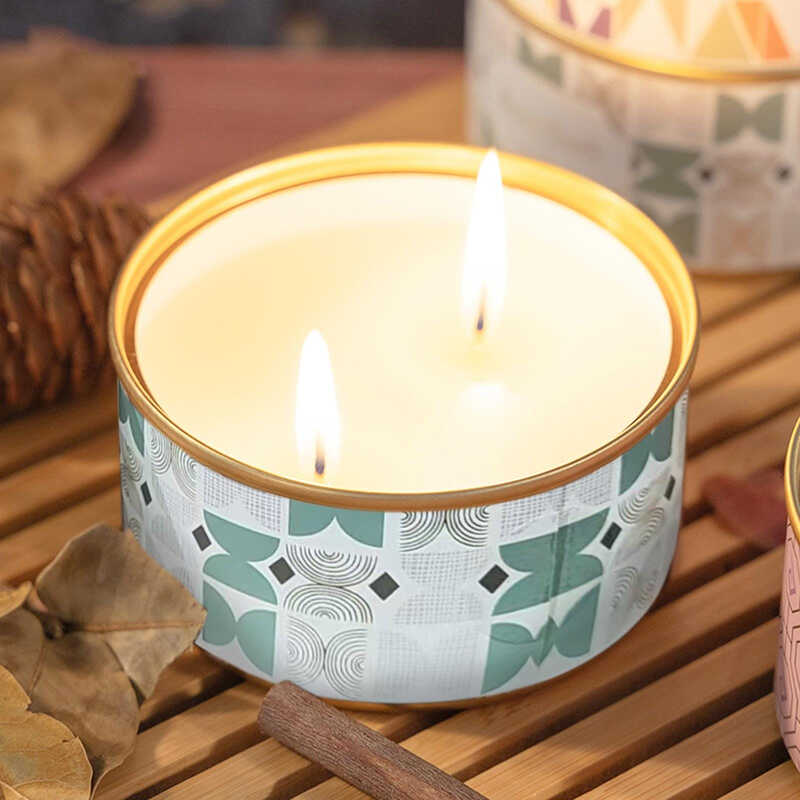 Canister Scented Candle - Japanese Plum Blossom, 120G, 1PC