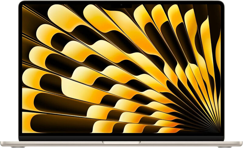 Apple - 13-Inch MacBook Air (2026) - M5 chip with 10‑core CPU and 10‑core GPU, 16GB, 1TB SSD - Starlight
