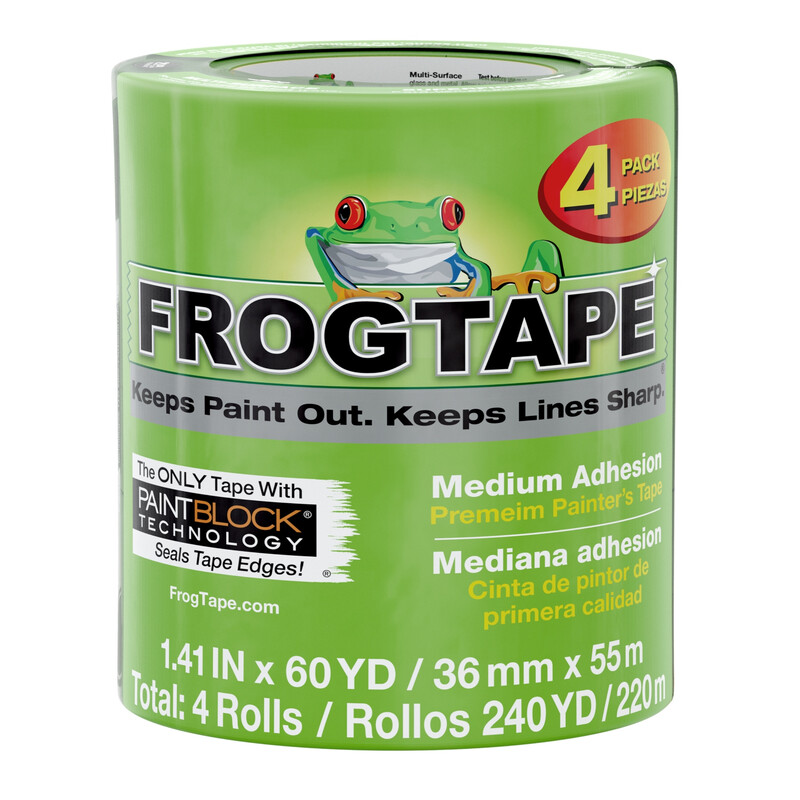 Frog Tape Multi-Surface Painters Masking Tape 36mm x 55m (4 Pack)