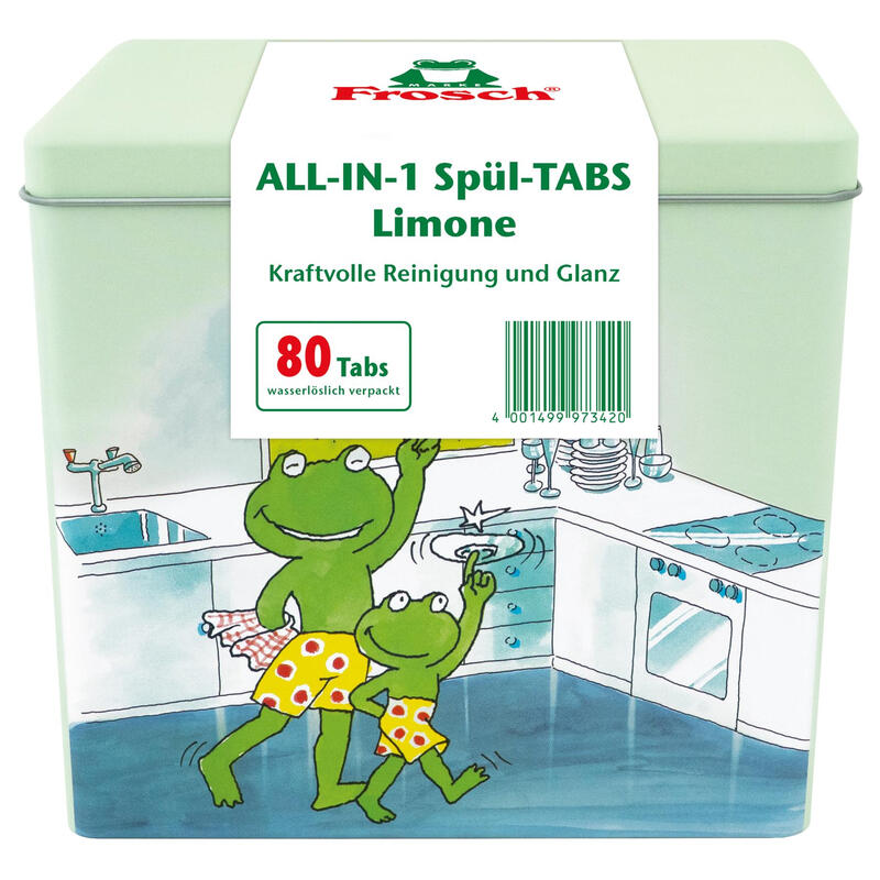 Frosch Metalldose All-in-1 Tabs Limone 80 ST