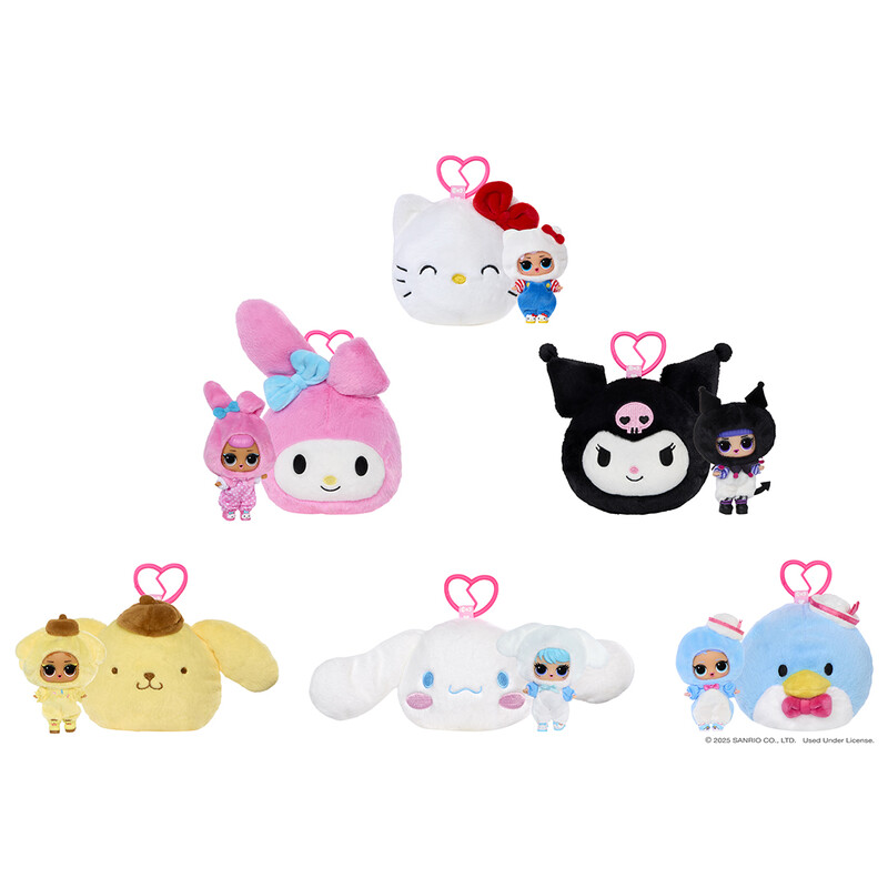 L.o.l. Surprise! L.o.l. Surprise Loves Sanrio Hello Kitty Reversible Plush Surprise Blind Assortment