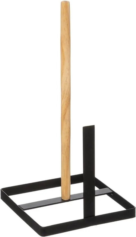 5five Natureo Handdoekhouder - Hevea&IJzer, 15 x 15 x 30 cm