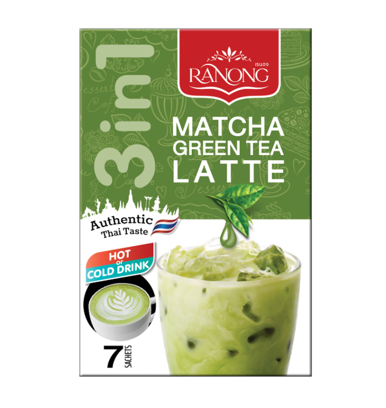 Ranong Tea instant matcha groene thee latte 119g