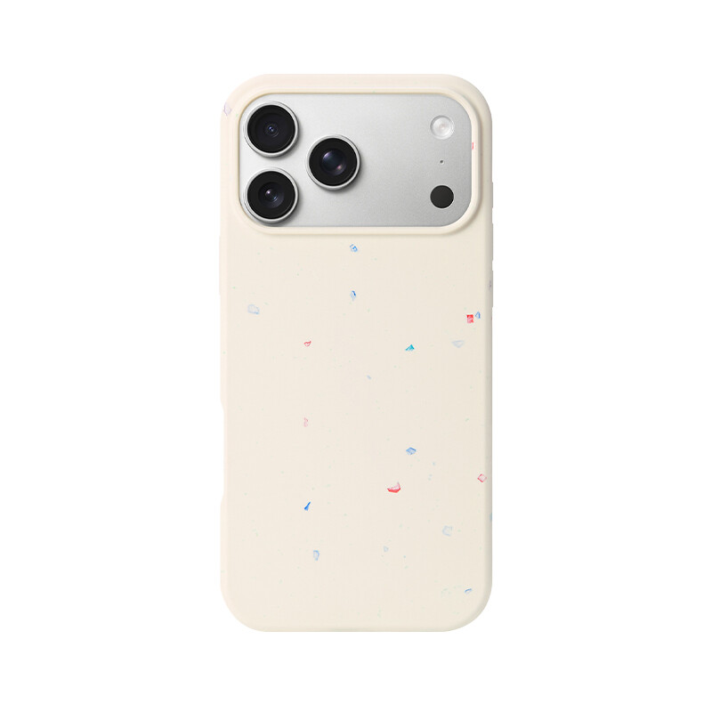 Fanhangxinsheng Öko-regeneriertes flüssiges Silikon Handyhülle für iPhone 17 Serie, weiche stoßfeste Schutzhülle – Weiß für iPhone 17 Pro Max