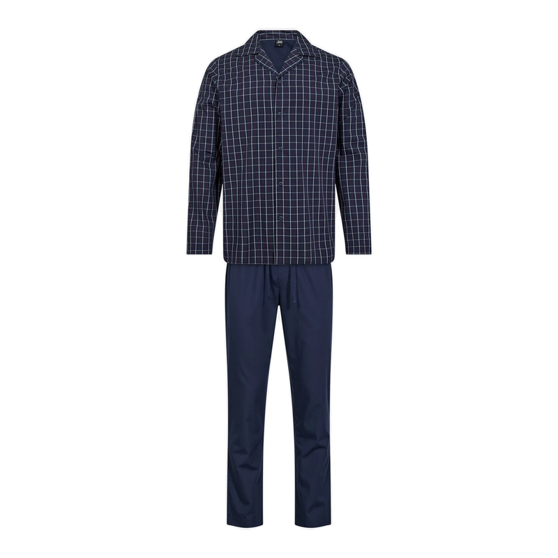 JBS Pyjama Gewebt Marine