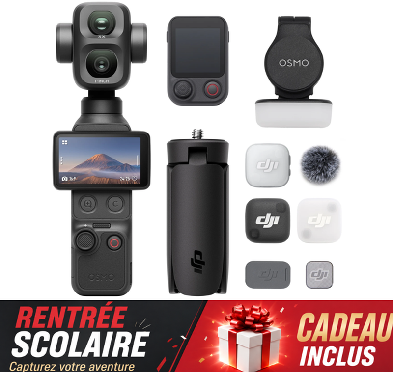 Caméra sport Dji Osmo Pocket 4P Vlog Combo - vue 6