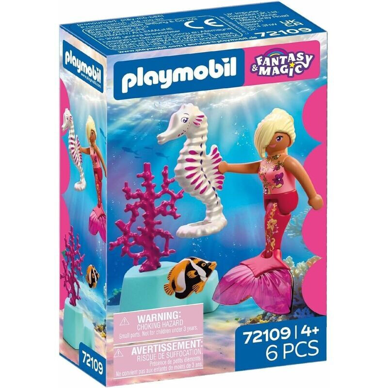 PLAYMOBIL F & M: Meerjungfrau mit Seepferdchen
