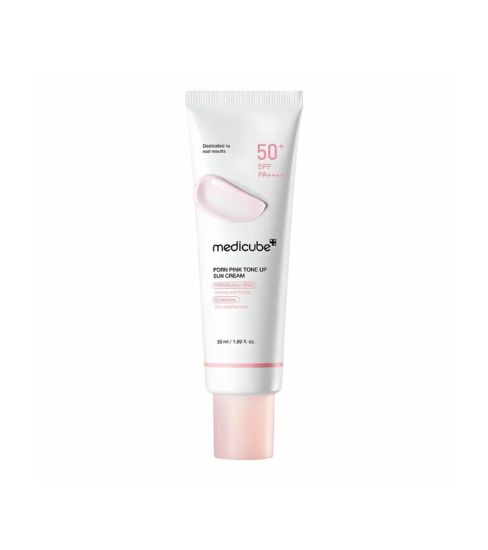 Medicube PDRN Pink Tone Up Sonnencreme SPF 50+ PA++++ 50 ml EU/UK Verpackung