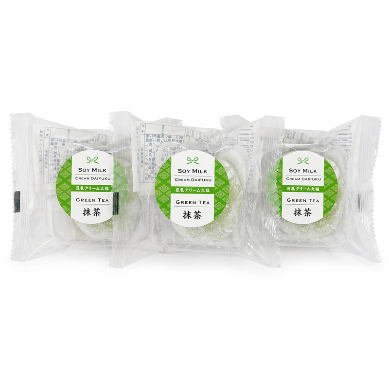 KHY Sojacrème Daifuku Matcha – 3 x 60 g
