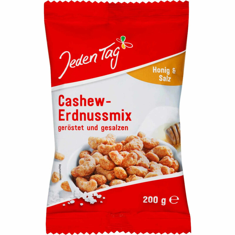 Jeden Tag Honig & Salz Cashew-Erdnuss-Mix 200 g