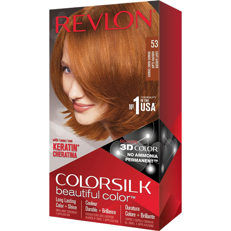 REVLON Coloration Permanente ColorSilk Auburn Clair 53
