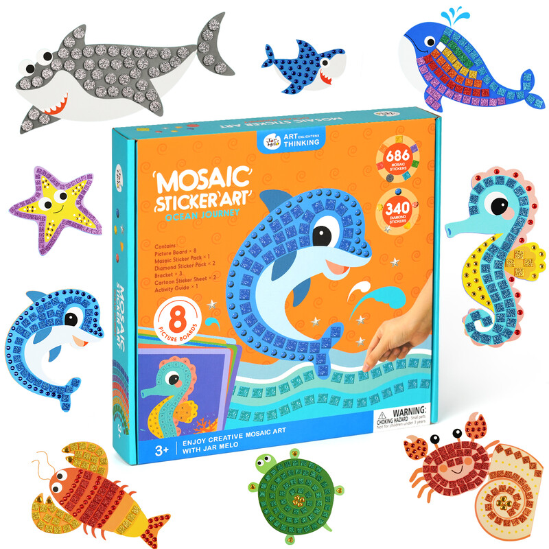 Mosaic Sticker Art-Ocean Journey