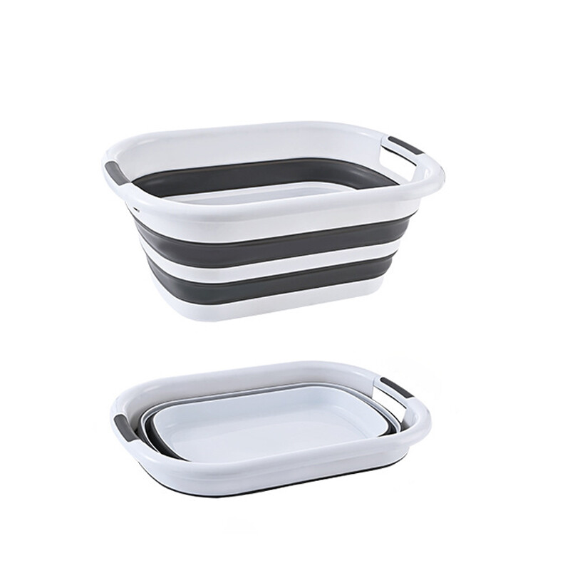 40L Foldable Storage Basket with Dual Handles, Solid Design, Space-Saving