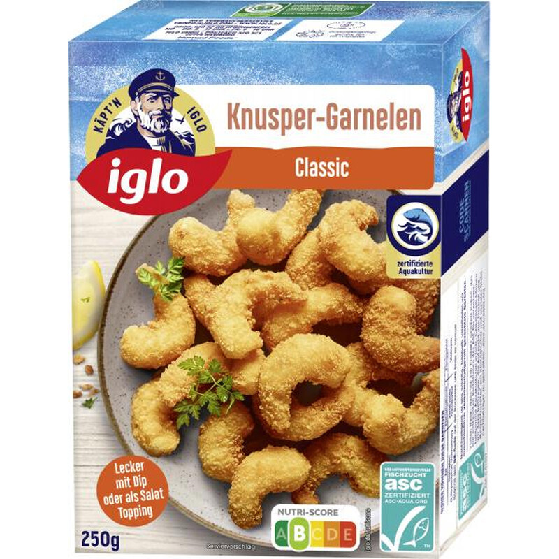 Iglo ASC Knusper-Garnelen classic 250 g