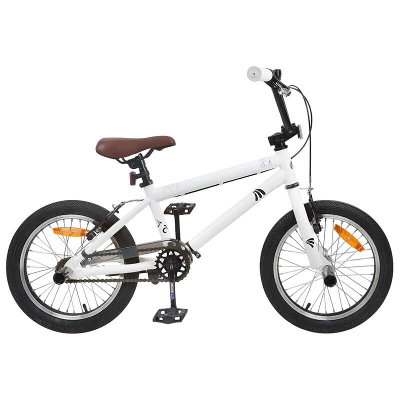 vidaXL BMX-Fahrrad 20 Zoll für Kinder ab 9 Jahren Weiß