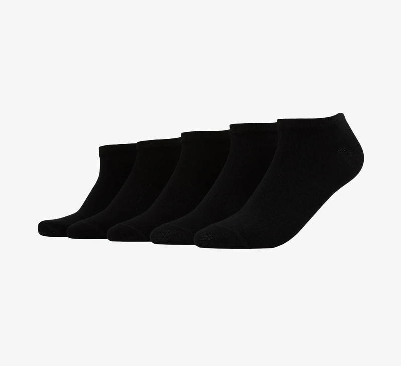 Urban Classics No-Show 5-pack - zwart - maat 39-42