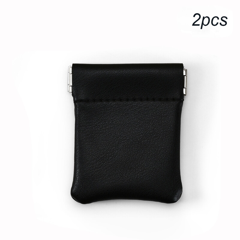 2pcs PU Leather Travel Jewelry Bag Pouch Christmas,Wedding Party Favor Gift Bags,Brac