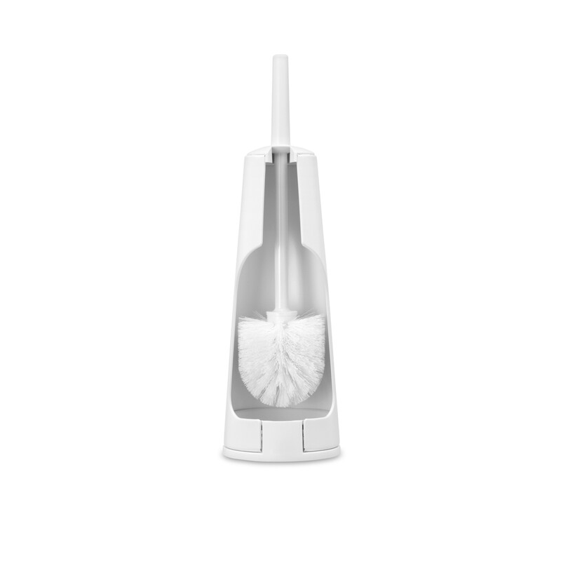 ReNew Toilet Brush and Holder, White