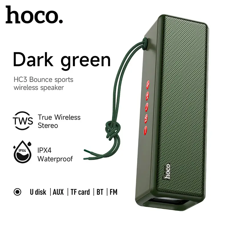 HC3 Bounce Sports Wireless Speaker - Dark Green