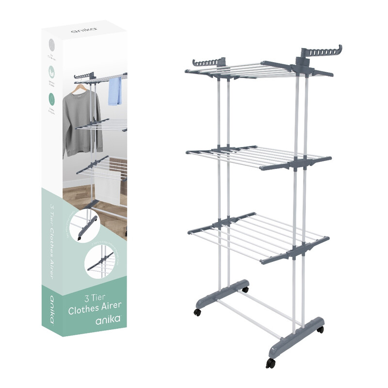 3-Tier Clothes Airer