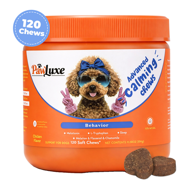 Pawluxe Dog Calming Treats Chicken Flavor, 2.5G*120 Count