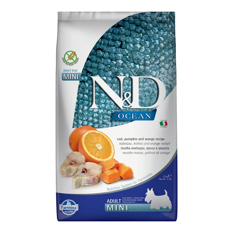 Farmina N&D Ocean Zalm Hondenvoer voor Volwassen Medium/Grote Rassen 12 kg