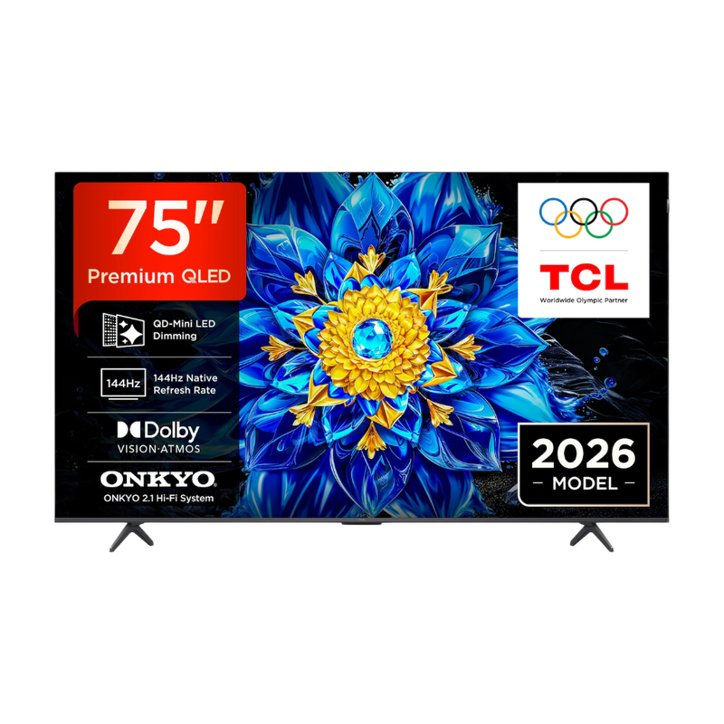 TCL T8D 75" 4K QD-Mini LED Smart TV (2026)