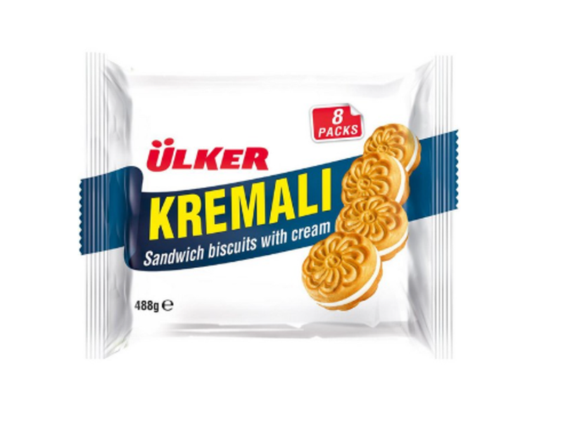 Ülker Cream Biscuit 8 x 61 g