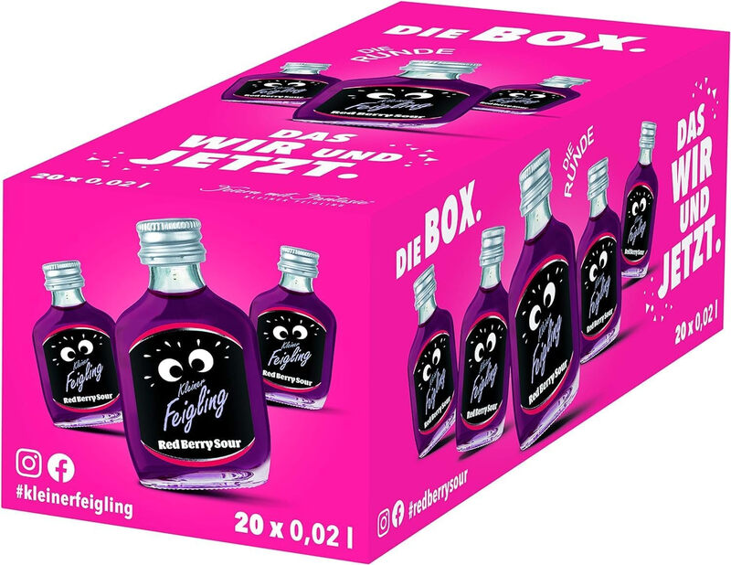 Kleiner Feigling Red Berry Sour Likör 20 × 0,02 L