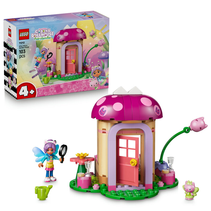LEGO Gabby's Dollhouse 11212 Kitty Fee's tuinhuisje