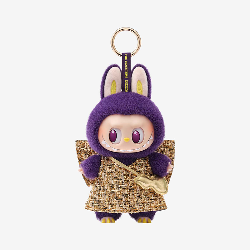 POP MART LABUBU × Pronounce – Wings of Fortune vinyl pluche hanger, speelgoed voor moderne woondecoratie, verzamelset voor bureauaccessoires, 1 stuk