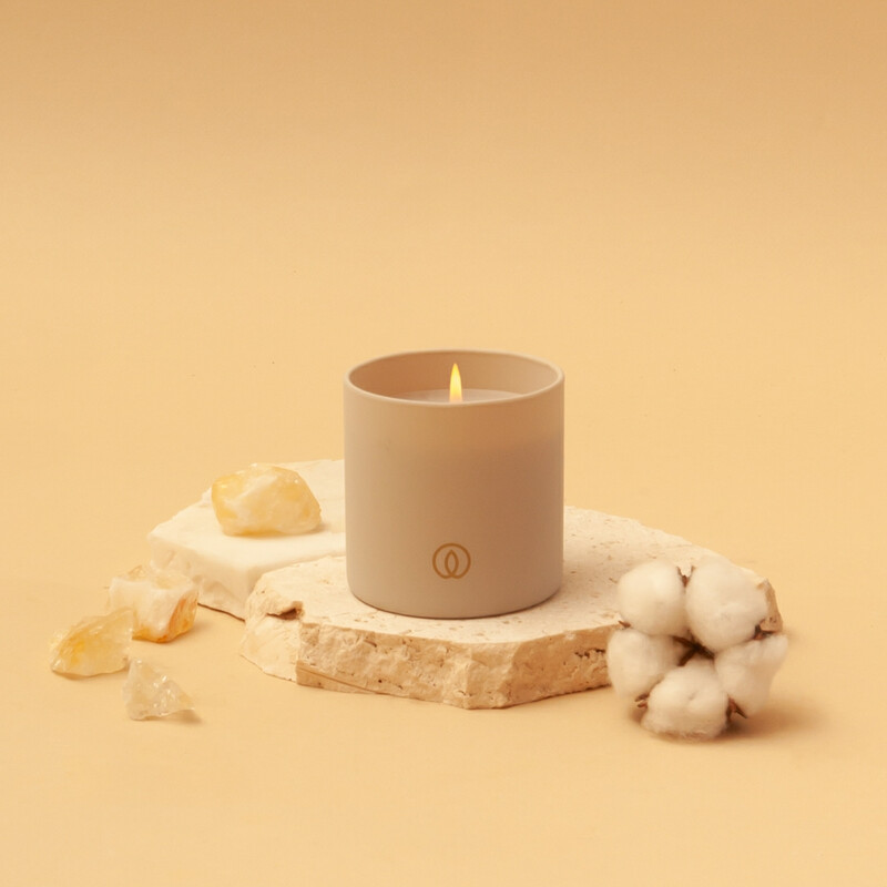Candle Mindful Morning 1 Wick 35h Burn Time Beige