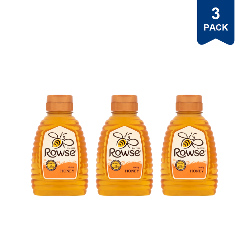 Rowse Squeezy Honey 250g (3 Packs)