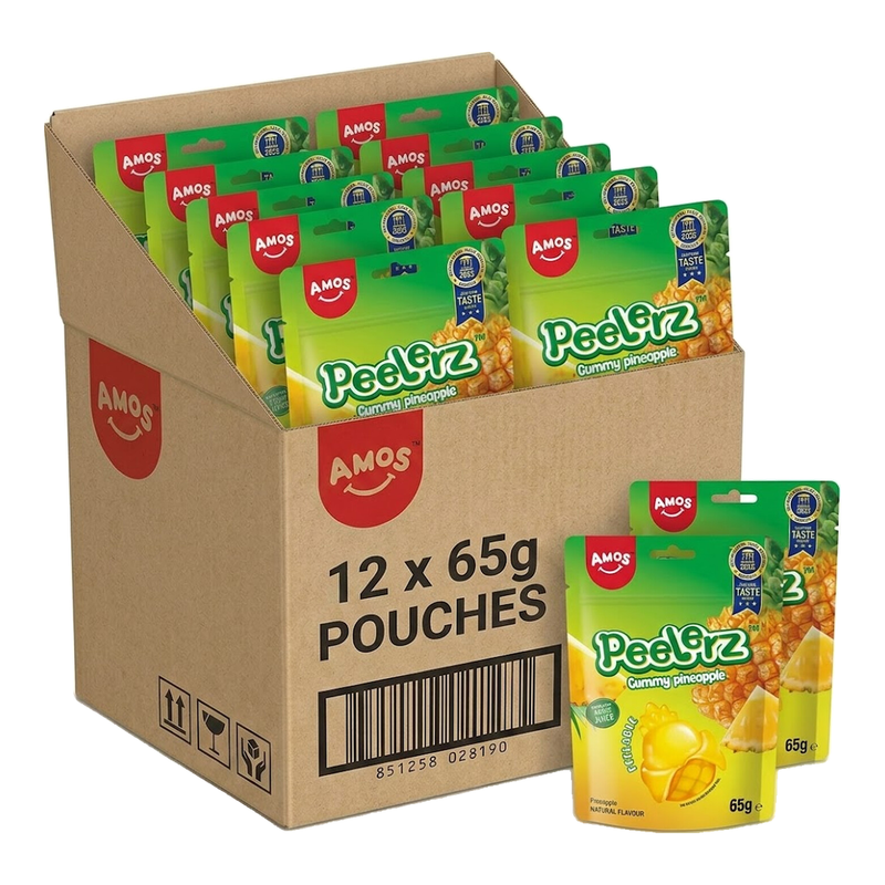 Amos Peelerz Pineapple 12x65g