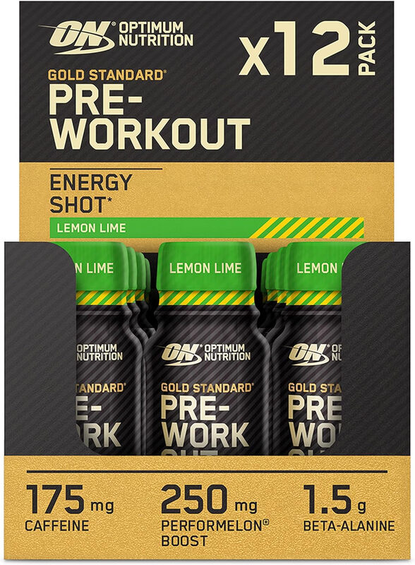 Pre Workout Shot Lemon Lime – 12 x 60 ml