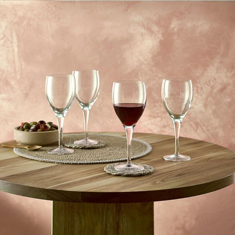 Luigi Bormioli Michelangelo Masterpiece Red Wine Glasses, 340Ml, Set Of 4