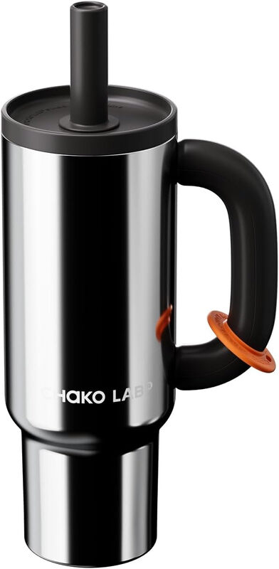 CHAKO LAB BaWang Insulated Stainless Steel Tumbler Tumbler with Handle and Straw 33oz