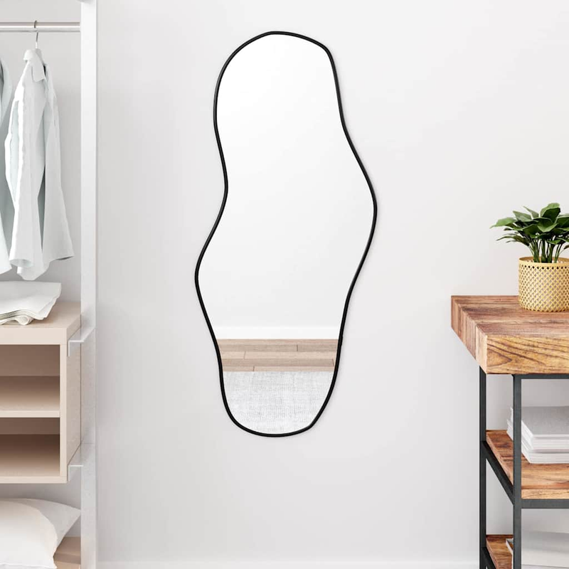 VidaXL wandspiegel zwart 100x45 cm