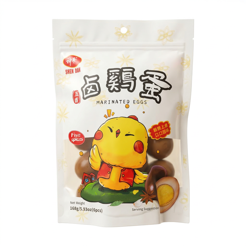 Shen Dan Marinierte Eier Fünf-Gewürze-Geschmack 168 g