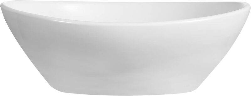 Bathroom Sink Oval Ceramic Vessel Sink Practical Hygienic Combines Style and Function