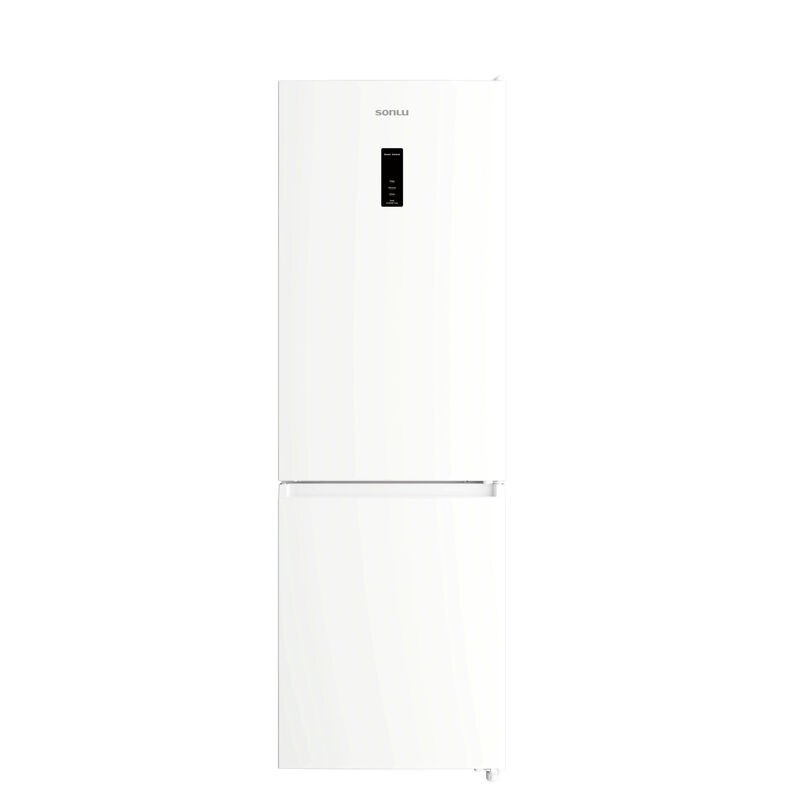 Sonlu CD-350RW 310L Kühl-Gefrier-Kombination,Kühlteilvolumen 211 L , Gefrierteilvolumen 99L,Kompakte Breite von 60 cm ,Inverter-Kompressor Türanschlag wechselbar Elektronische Steuerung [Energieeffizienzklasse E]