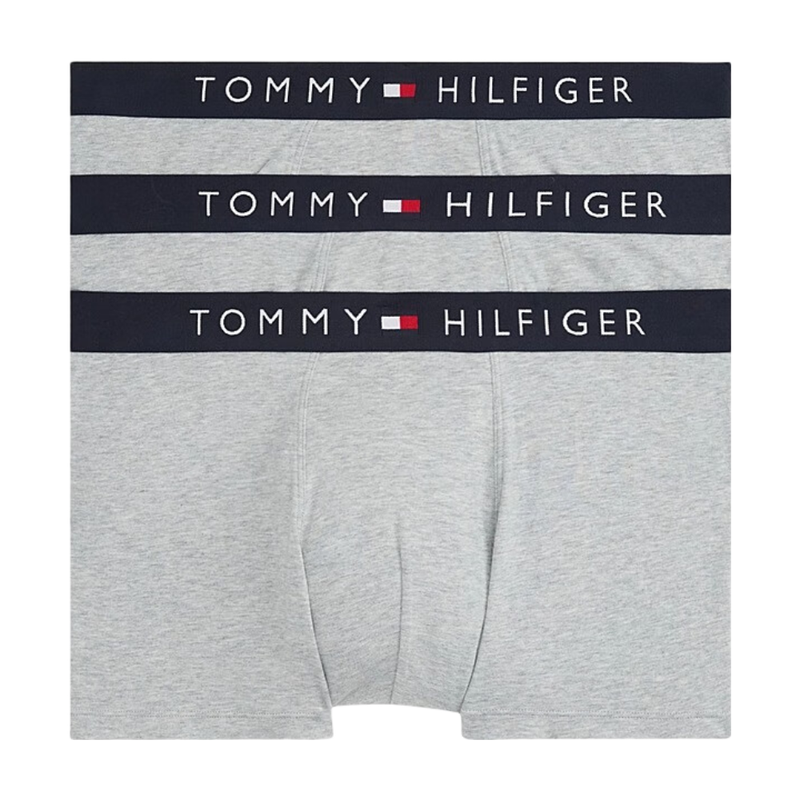 Tommy Hilfiger Herren Original 3P Trunk Grau Htr/Grau Htr/Grau Htr Xxl