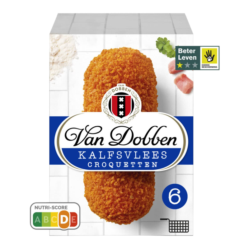 Kalfsvlees Croquetten 6 stuks