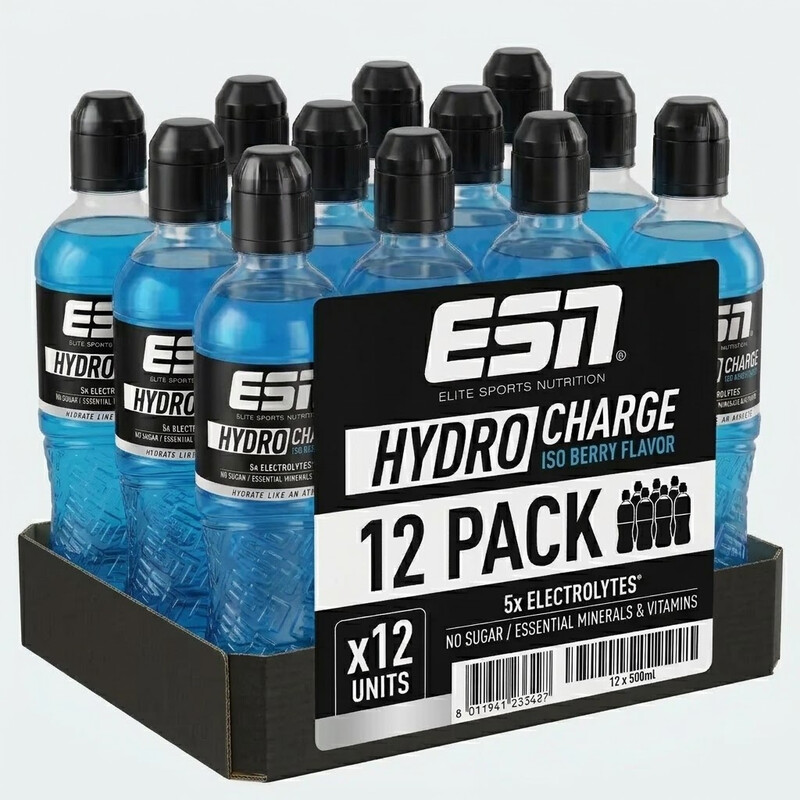 ESN Hydro Charge Iso Drink Beere 12 × 0,5 L